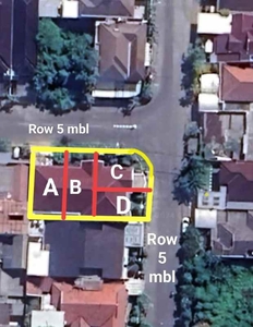 Sutorejo Langkah Jarang Ada 2 Unit Kavling Lokasi Jln Utama