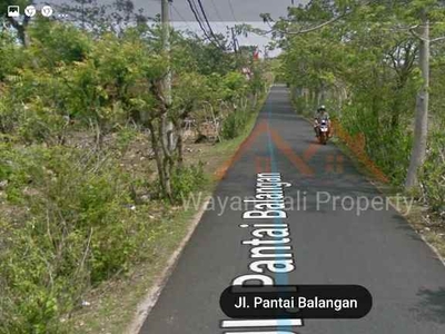 Tanah 1 Hektar Pinggir Jalan Pantai Balangan Jimbaran