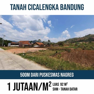 Tanah Bandung 3 Menit Ke Kantor Desa Nagreg Cicalengka Shm