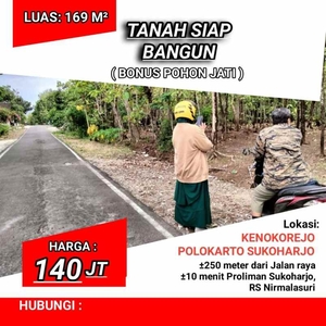 Tanah Bonus Jati Di Sukoharjo