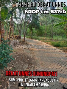 Tanah Butuh Cepat Dekat Unnes Gunungpati Semarang B21