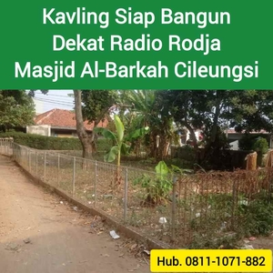 Tanah Cileungsi Dekat Masjid Al-barkah Kavling Siap Bangun