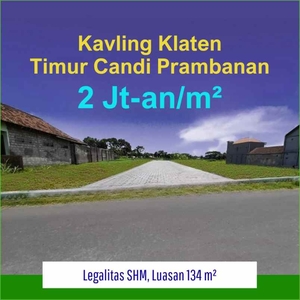 Tanah Dijual Klaten Timur Candi Prambanan