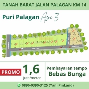 Tanah Kaveling Strategis Dekat Jalan Palagan Km 14