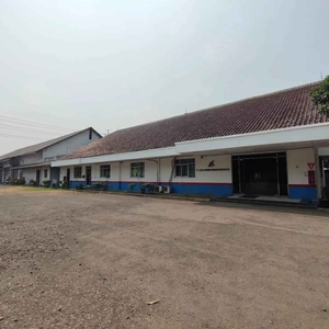 Tanah Kavling Ada Bangunan Gudang Di Komplek Kicc Cilegon Banten