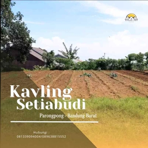 Tanah Kavling Cocok Untuk Villa Area Setiabudi Parongpong Bandung Utara
