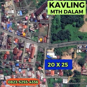 Tanah Kavling Dijual Di Mth Dalam Balikpapan