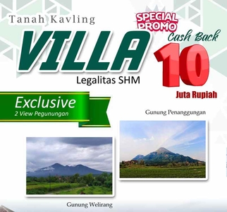 Tanah Kavling Villa Sumber Suko Asri Harga 47jt An Bonus Menarik