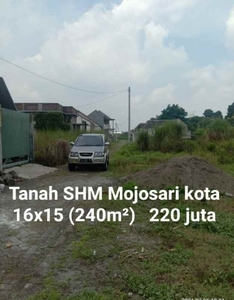 Tanah Komersil Murah Shm 240m2 Cocok Untuk Bengkel Bubut Mojosari Mojokerto
