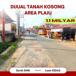 Tanah Kosong Cocok Untuk Kost-kostan Area Plaju