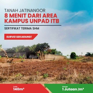 Tanah Murah Bandung Dekat Dari Jalan Utama Jatinangor Sumedang Shm