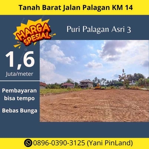 Tanah Murah Strategis Dekat Jalan Palagan Km 14