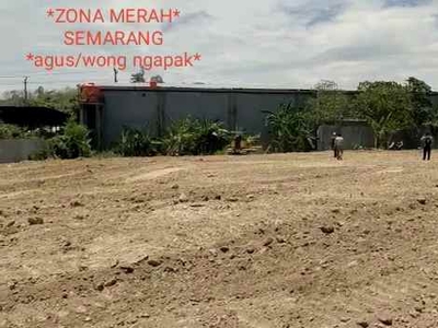 Tanah Zona Merah Industri Kota Semarang Pinggir Jalan Tugu Mangkang