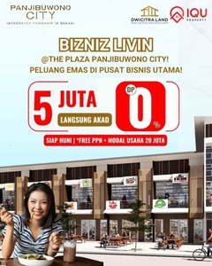 The Plaza - Ruko Panjibuwono City Bekasi Siap Huni 5 Juta All In