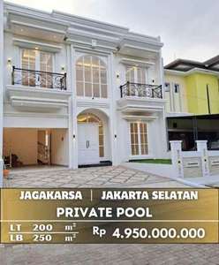 Townhouse 3 Lantai Dan Kolam Renang Pribadi Indent Free Design Denah