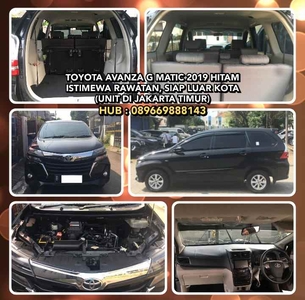 Toyota Avanza G Matic 2019 Hitam Istimewa Unit Di Jaktim