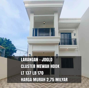 Rumah Baru Dalam Cluster Di Jakarta Barat Area Laranganjoglobskpr