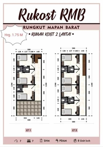 Rumah Kos Under 2 M Cocok Invest Surabaya Timur Rungkut Mapan Barat