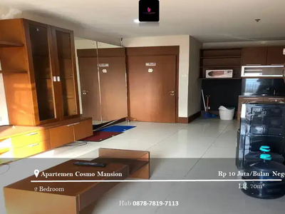 Disewakan Apartement Cosmo Mansion 2BR Full Furnished High Floor