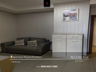 Disewakan Apartement Thamrin Residence 1 Bedroom Full Furnished