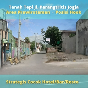 Harga Nego: Tanah Strategis Depan Pasar Prawirotaman, Cocok Usaha