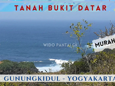 Jual Tanah Pantai Bukit Datar, Murah, di Pantai Gunungkidul Yogyakarta