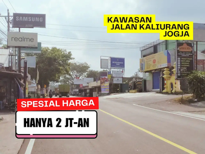 Nyaman Hunian; Tanah Jogja Area Wisata, 100 Meter Jalan Raya