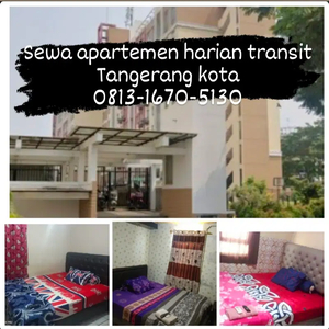 sewa penginapan apartemen Tangerang kota harian transit