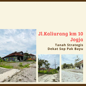 Tanah Belakang Pasar Gentan Jogja, Lokasi Jl.Kaliurang Km 10