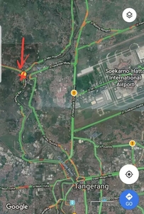 Tanah dijual daerah Kedaung dekat bandara Soekarno Hatta 4320m2