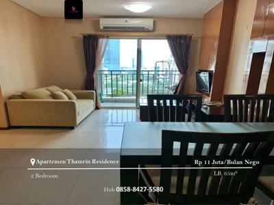 Disewakan Apartement Thamrin Residence 2 Bedrooms Tower B Furnished