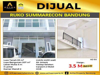 jual murah ruko summarecon bandung akses sangat strategis