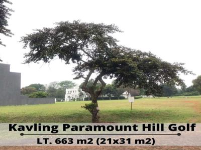 Kavling Paramount Hill Golf LT 663 m2 Exclusive Gading Serpong