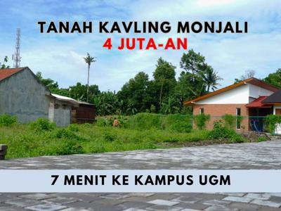 Kavling Tanah Monjali Murah Dekat kampus UGM , SHM Pekarangan