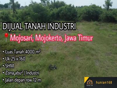 Tanah Kavling Gudang Industri Pabrik Raya Propinsi Mojosari Mojokerto