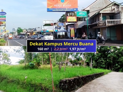 1 Jt-an/m Luas 160: Murah Tanah di Balecatur Sleman