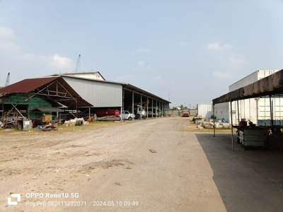 DISEWAKAN TANAH, WORKSHOP, GUDANG DAN GEDUNG KANTOR 2 LANTAI CILINCING