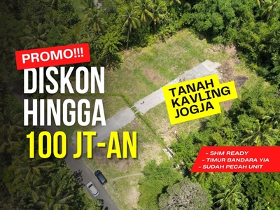 Diskon Hingga 100 Jt-an Tanah di Jual Jogja, Siap Akad Notaris