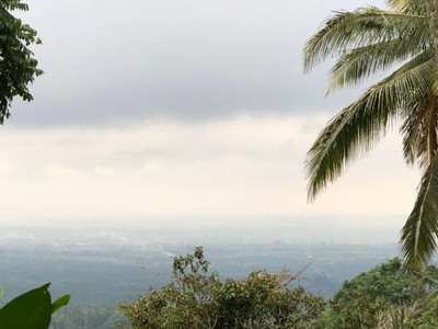 jual luasan kecil view lembah laut yang indah di tabanan bali.