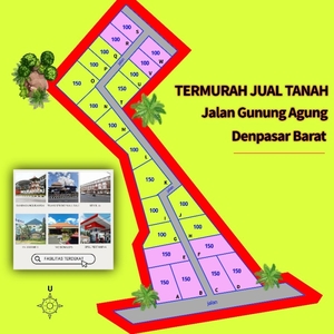 Jual tanah murah gunung agung denpasar