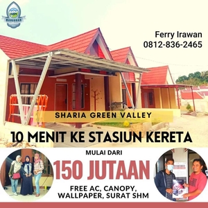 Rumah Murah Dekat Stasiun Kereta Mulai 150 Juta Sharia Green Valley