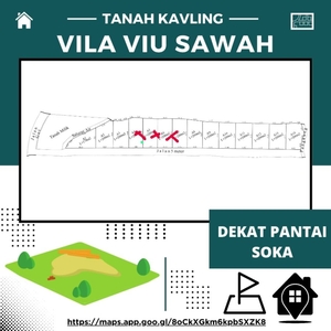 tanah kavling vila viu sawah