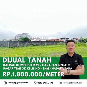 Tanah kosong di daerah kompos km 12