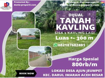 Ajun Jeumpet - Tanah Kavling Luas 300 m Harga Murah Dekat Banda Aceh.