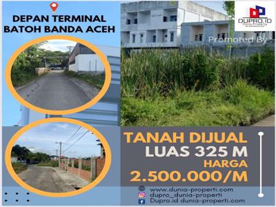 Batoh - Tanah dijual luas 325 m Lokasi Strategi Depan Terminal Batoh.