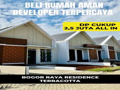 Cukup 2,5 juta dapat rumah di Bogor Raya TERRACOTTA
