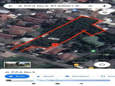 Jual Cepat Tanah Kosong 2.089 m2 Di Bambu Apus Cipayung Jakarta Timur