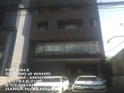 Dijual Gedung Kantor di Wahid Hasyim Raya Menteng Jakarta Pusat 6 Lt