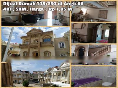 Dijual Rumah 250/148 Komplek Grand Palazzo Regency Pipareja Palembang