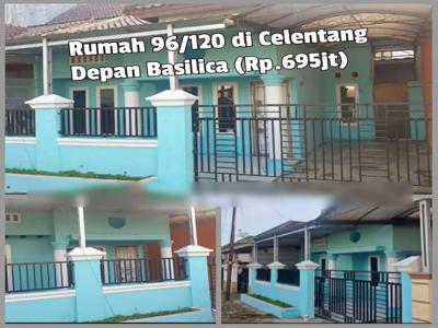 Dijual Rumah 96/120 di Jl Brigjend Hasan Kasim Celentang Palembang
